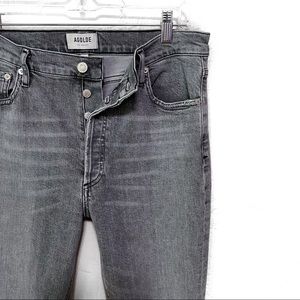 AGOLDE Nico High Rise Button Fly Slim Jean in Risk - 31 ***HEMMED